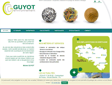 Tablet Screenshot of guyotenvironnement.com